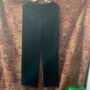 Alice + Olivia silk flare pants